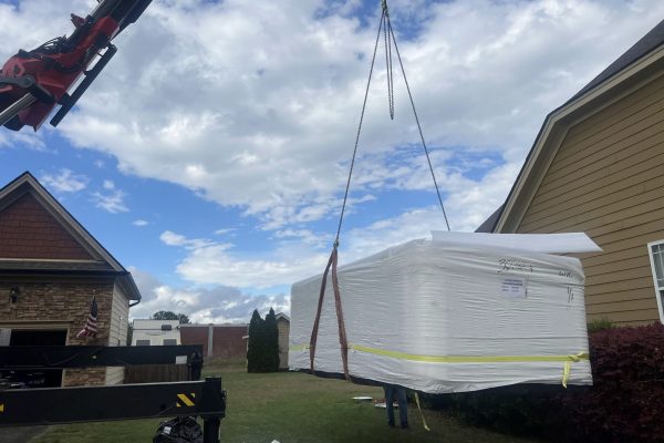 crane moving beam